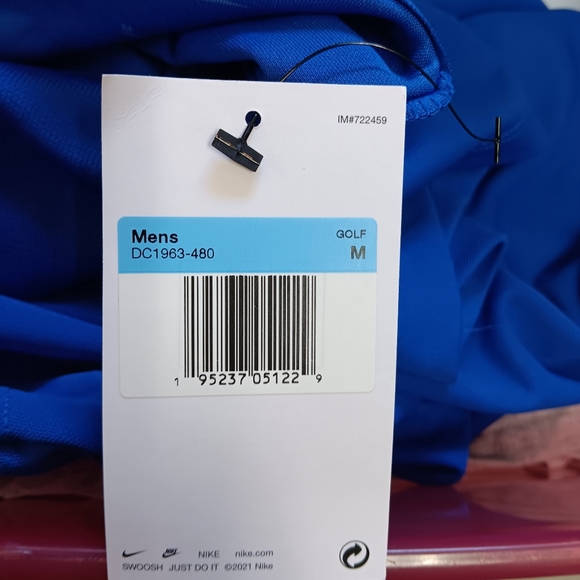Nike Men's Medium Royal Blue Dri-Fit Polo - Picture 5 of 6